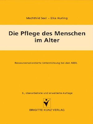 cover image of Die Pflege des Menschen im Alter